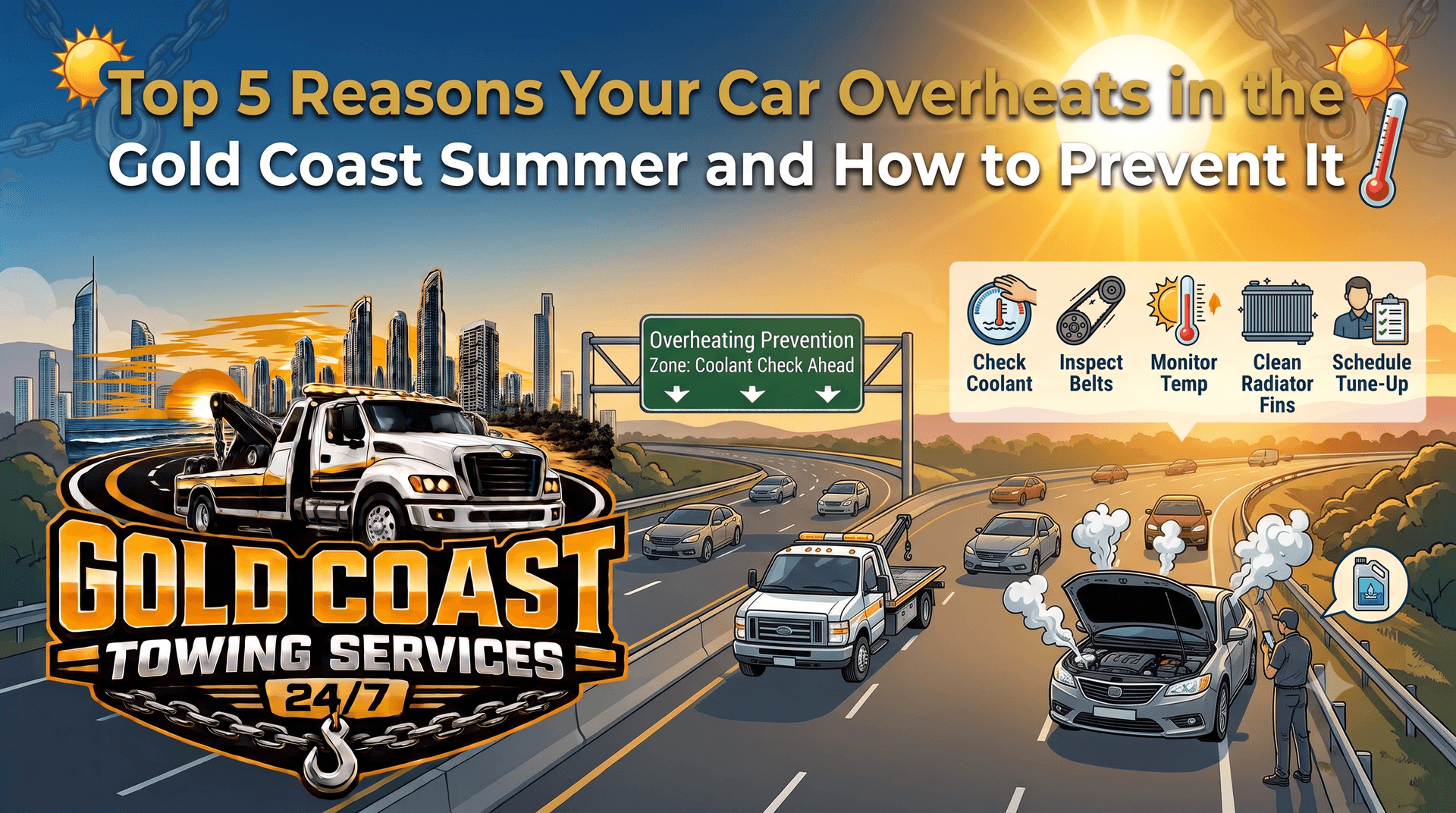 Top 5 Reasons Your Car Overheats in the Gold Coast Summer and How to Prevent It