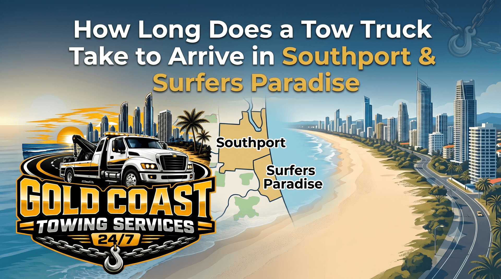 How Long Does a Tow Truck Take to Arrive in Southport & Surfers Paradise? Average Response Times Explained